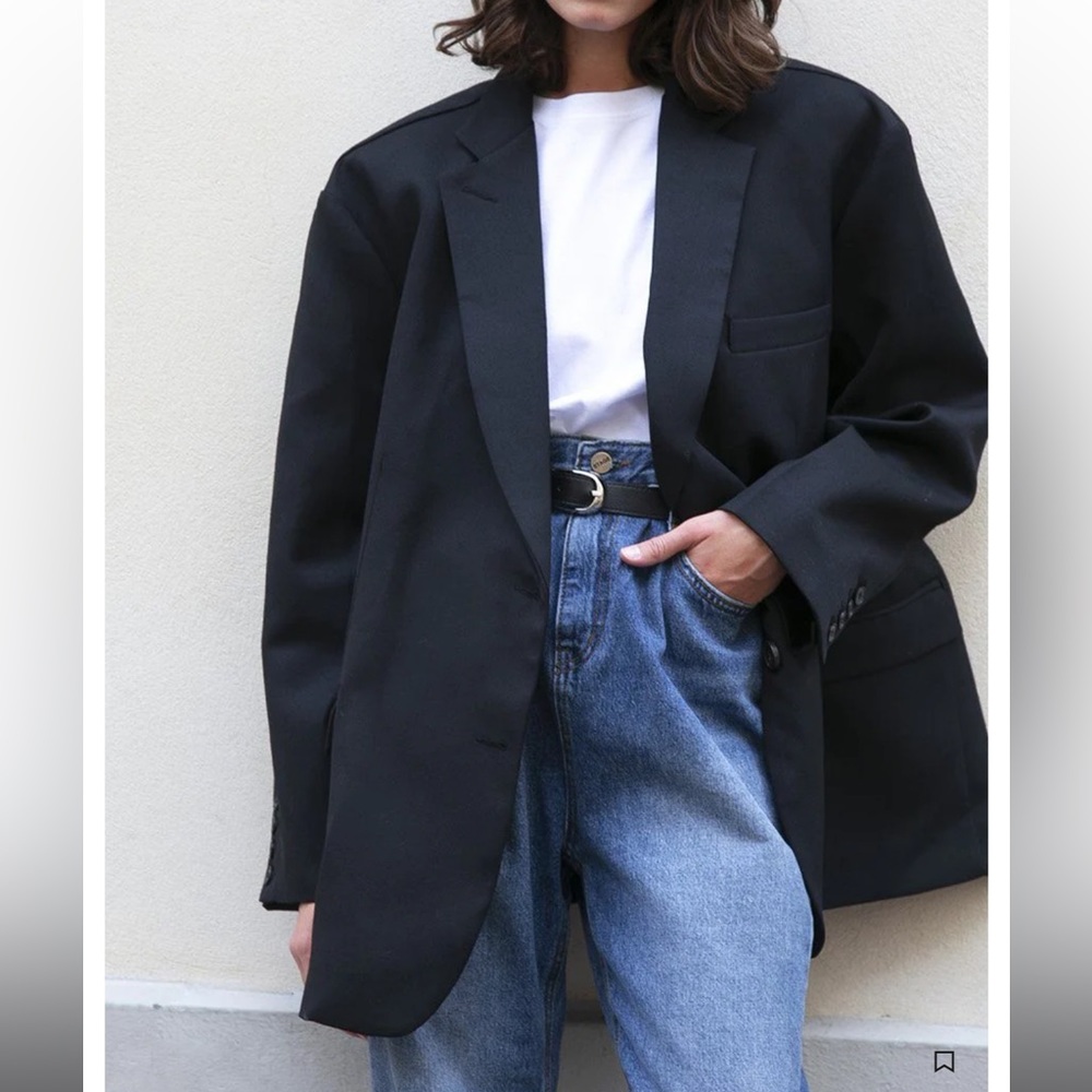 The Frankie Shop Oversizes Boyfriend Blazer